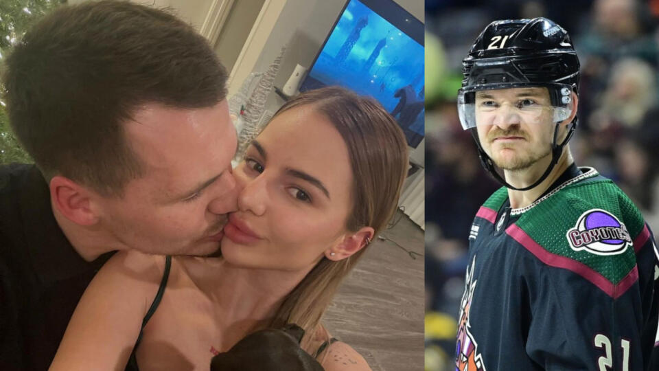 Miloš Kelemen má za sebou debut v NHL a jeho krásna priateľka pri ňom nemohla chýbať.