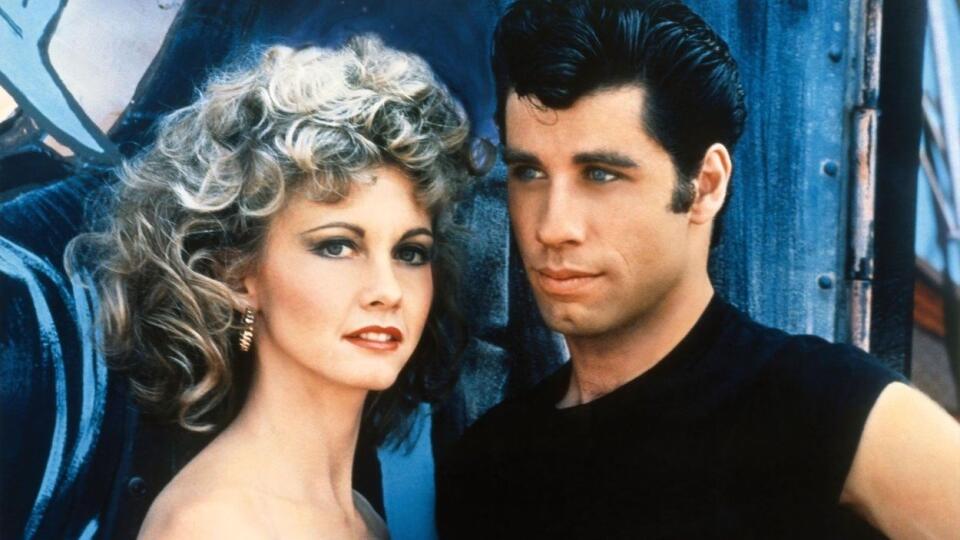 John Travolta A Olivia Newton-John v legendárnom filme Pomáda.