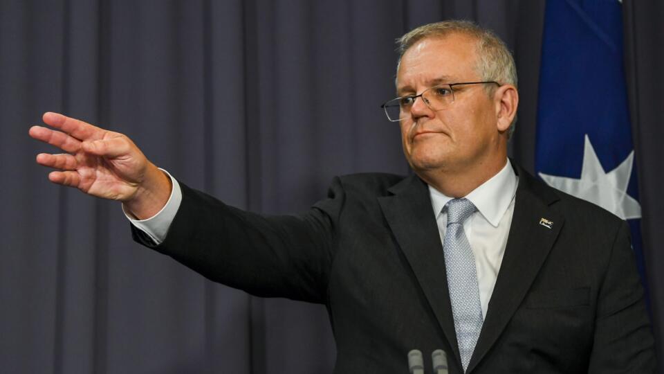 Austrálsky premiér Scott Morrison.