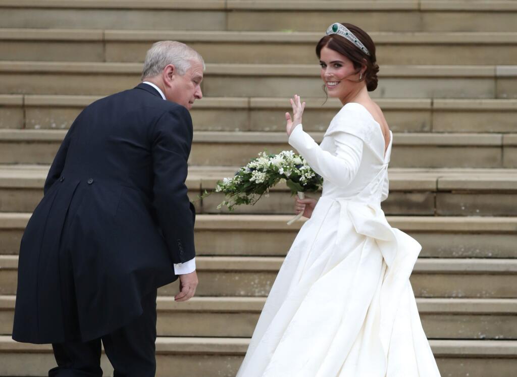 Svadba princeznej Eugenie a Jacka Brooksbanka.