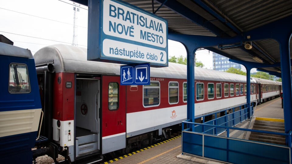 Vlak do Chorvátska vypravujú zo stanice Bratislava-Nové Mesto.