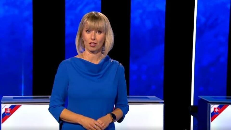 Na snímke moderátorka politických relácií TV JOJ Jana Krescanko Dibáková.
