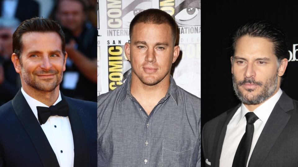 Bradley Cooper, Channing Tatum a Joe Manganiello.