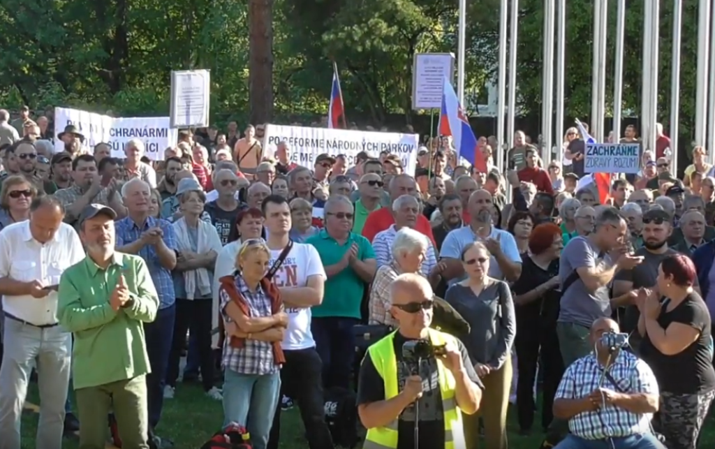 Protest v Banskej Bystrici 9.9.2021