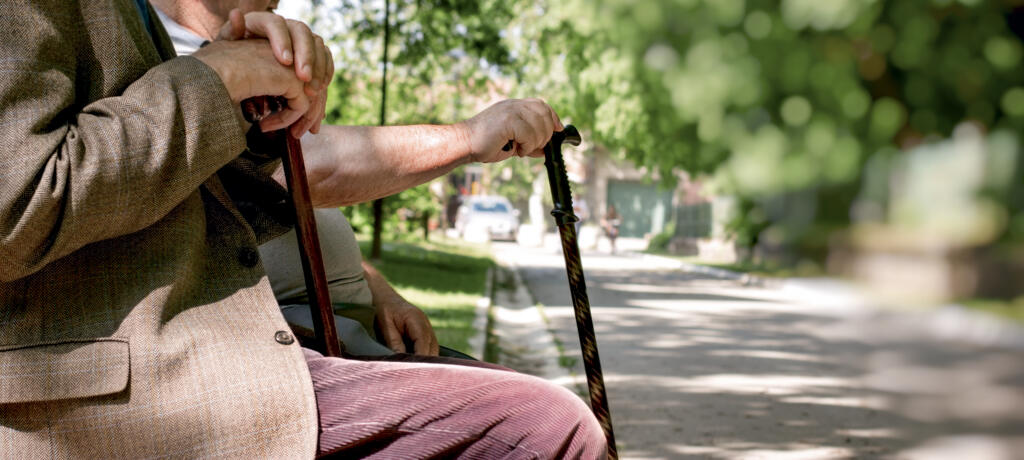 Concept,Of,A,Retirement,Age,-,Pensioners,,Friends,Sitting,In