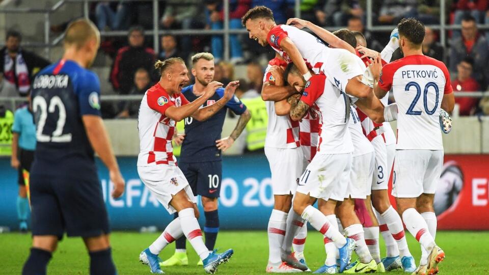 Slovensko v dôležitom kvalifikačnom dueli s Chorvátmi úplne vybuchlo.