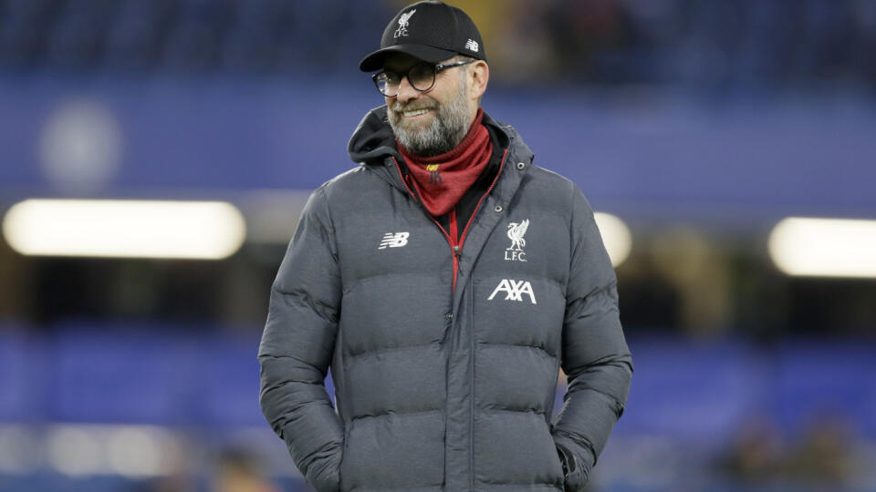 Na snímke je tréner Liverpoolu Jürgen Klopp