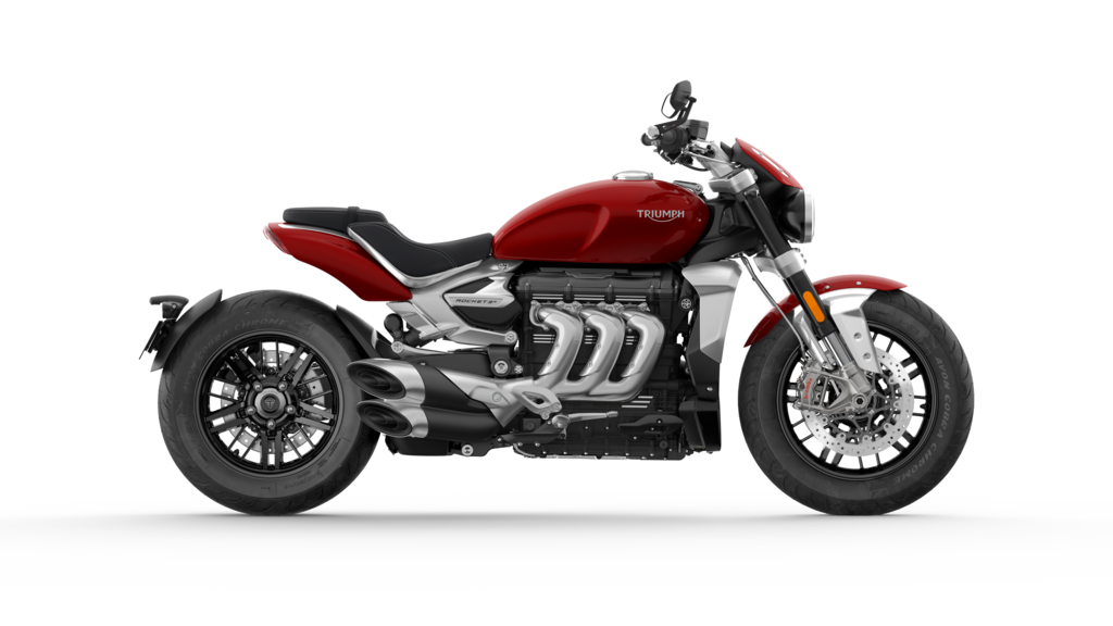 Za červený model Triumph Rocket 3R zaplatíte vyše 23-tisíc eur.