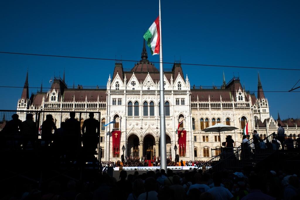 Maďarsko Budapešť sviatok Štefan oslavy