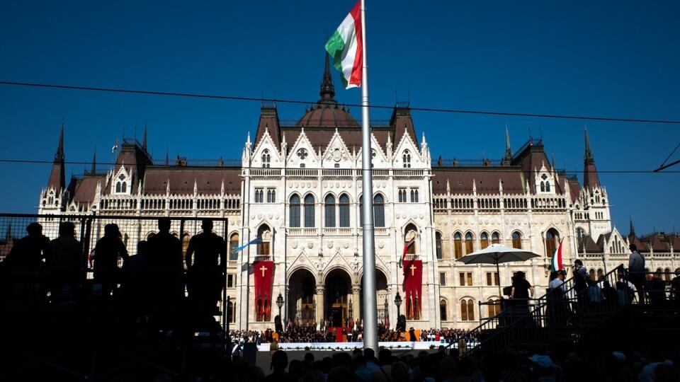Maďarsko Budapešť sviatok Štefan oslavy