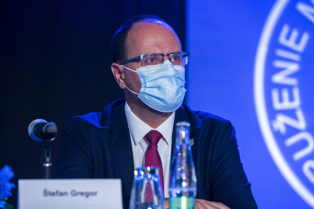 31. snem Združenia miest a obcí Slovenska (ZMOS) v stredu 8. septembra 2021 v Bratislave. Na snímke podpredseda ZMOS Štefan Gregor. FOTO TASR - Jaroslav Novák