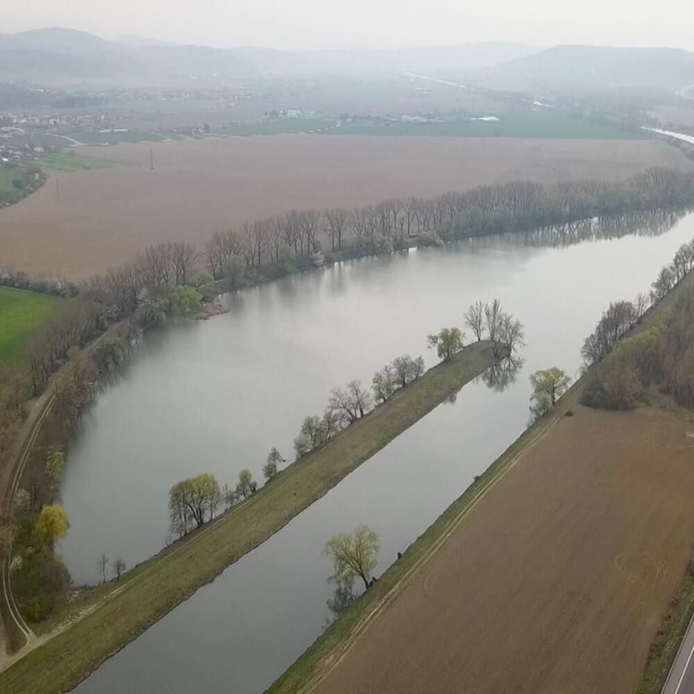 Časť najdlhšej rieky Slovenska.