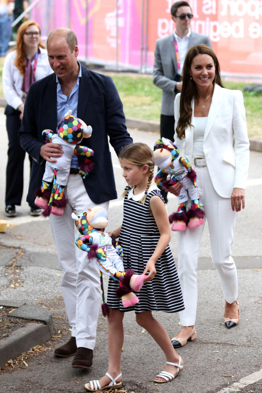 Princ William s manželkou Kate zobrali dcérku Charlotte na Hry Commonwealthu