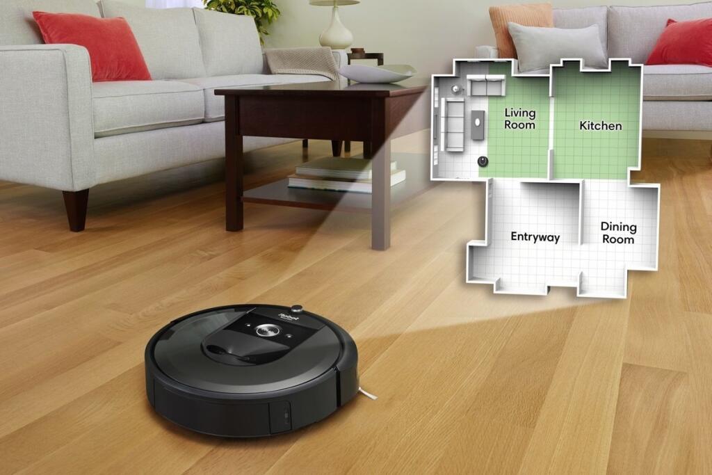 Roomba i7+ mapovanie