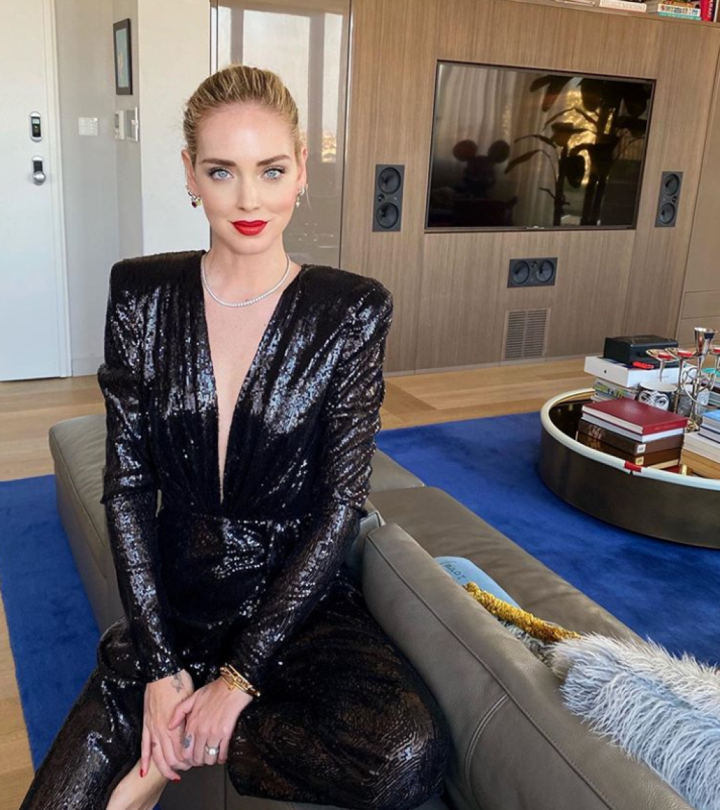 Talianska influencerka Chiara Ferragni