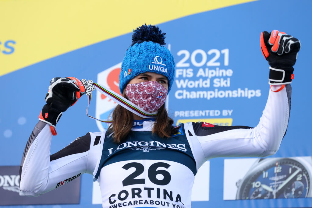 Petra na šampionáte získala zatiaľ striebro z kombinácie.