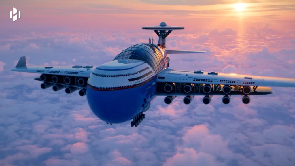 Obrovské lietadlo na nukleárny pohon - Sky Cruise