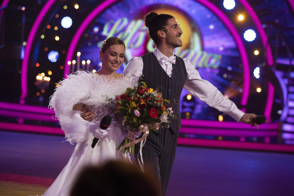 Tanečná šou Let’s Dance televízie Markíza. Speváčka Mária Čírová a Joris Yacoub