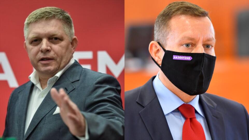 Robert Fico a Daniel Lipšic