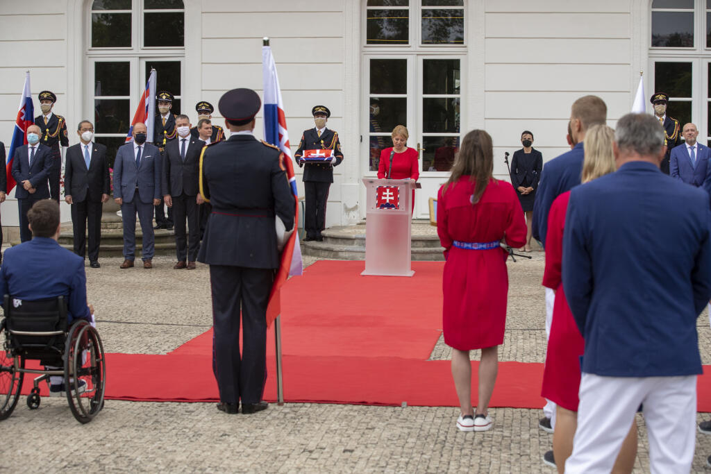 Zuzana Čaputová privítala v Prezidentskom paláci olympionikov.