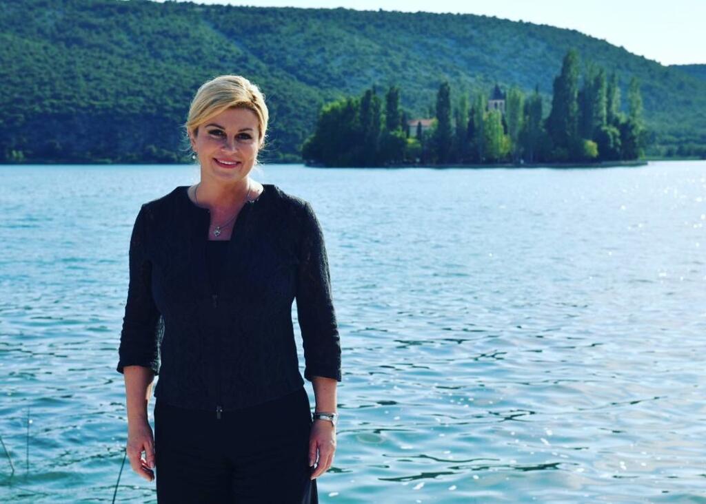 Prezidentka Chorvátska Kolinda Grabar-Kitarovičová.