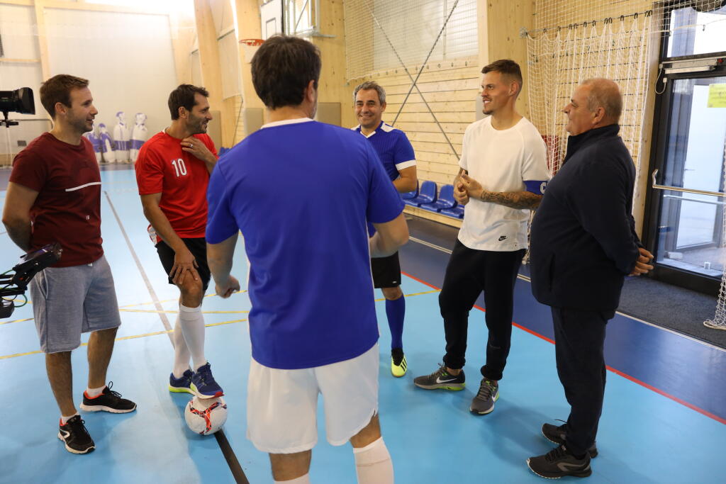 Seriáloví oteckovia si zahrali s bývalým kapitánom slovenskej futbalovej reprezentácie Martinom Škrtelom aj zápas.
