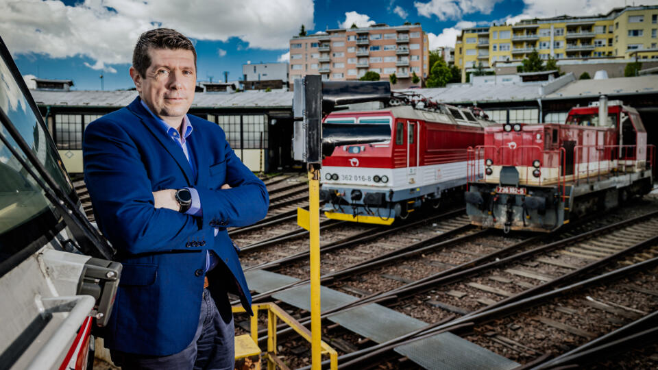 Na snímke predseda predstavenstva ZSSK a generálny riaditeľ Železničná spoločnosť Slovensko, a. s. Roman Koreň.