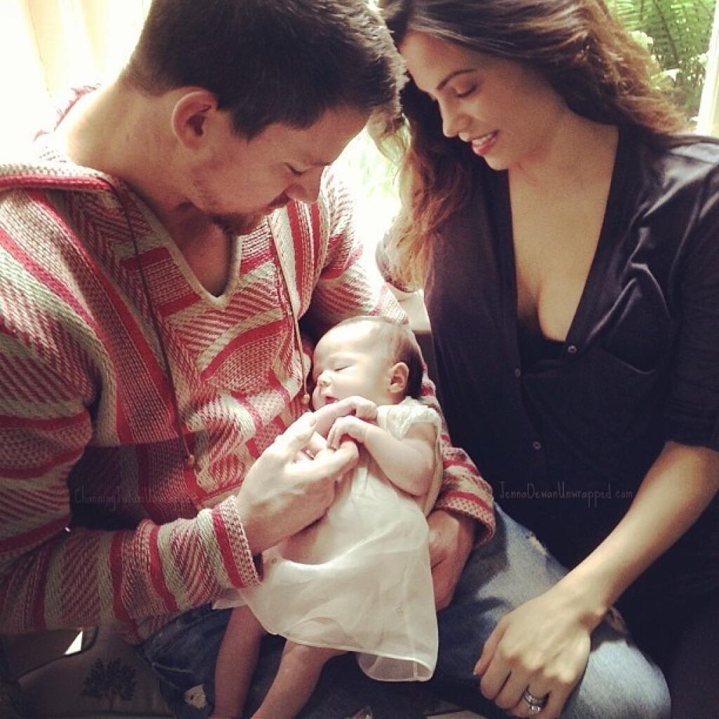 Channing Tatum, Jenna a ich dcérka Everly