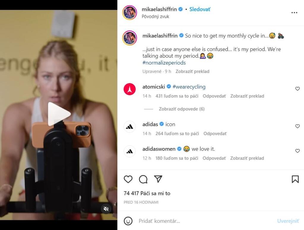 Trapas rakúskej televízie si všimla aj samotná Shiffrinová, ktorá sa dobre pobavila.
