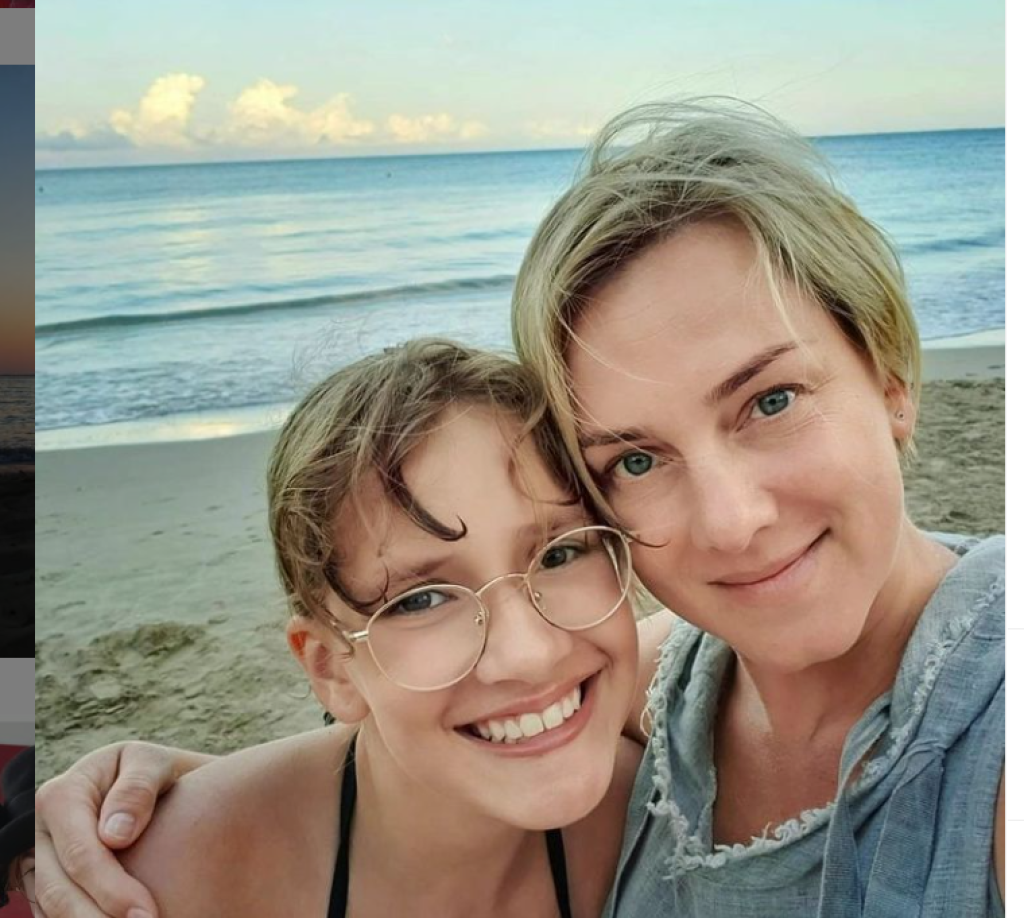 Monika Hilmerová s dcérou