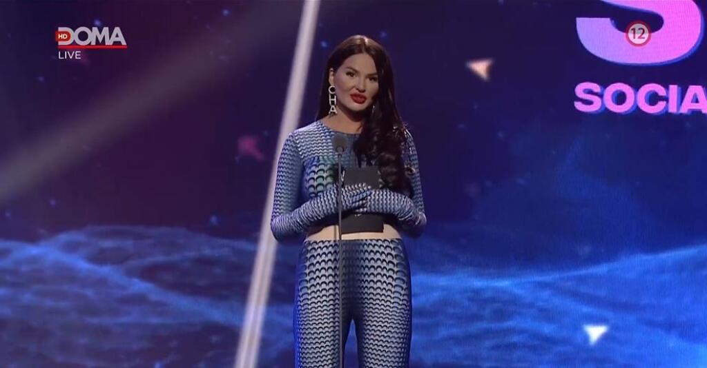 Zuzana Plačková na Social Awards Slovakia 2021.