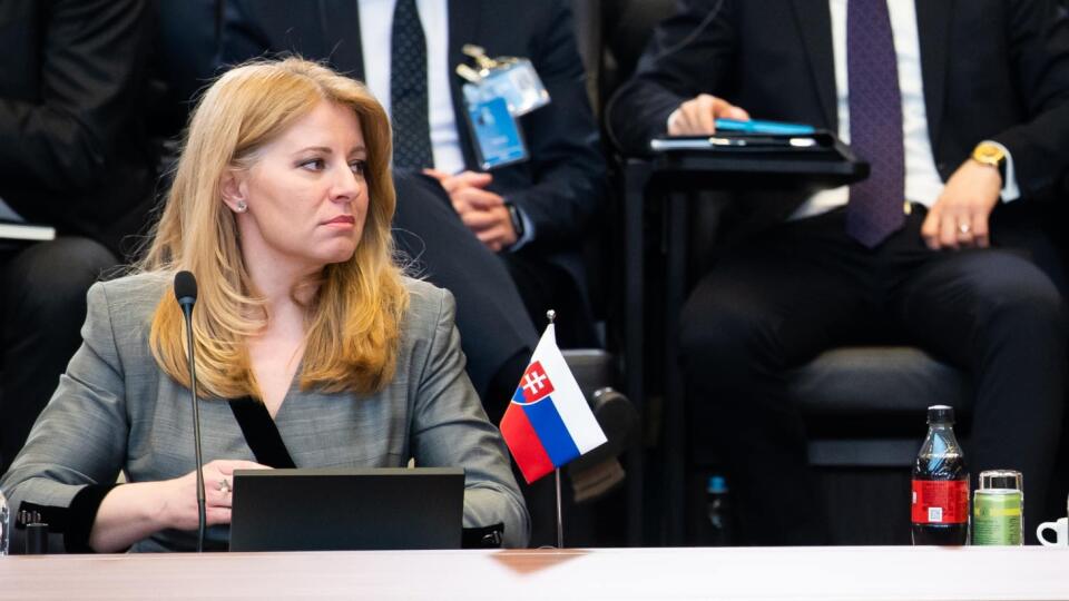 Prezidentka SR Zuzana Čaputová na mimoriadnom samite Severoatlantickej aliancie v Bruseli.