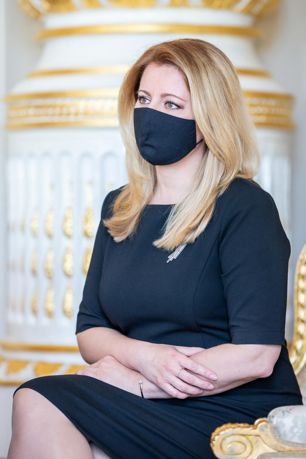 Na snímke je Zuzana Čaputová v Prezidentskom paláci v Bratislave.