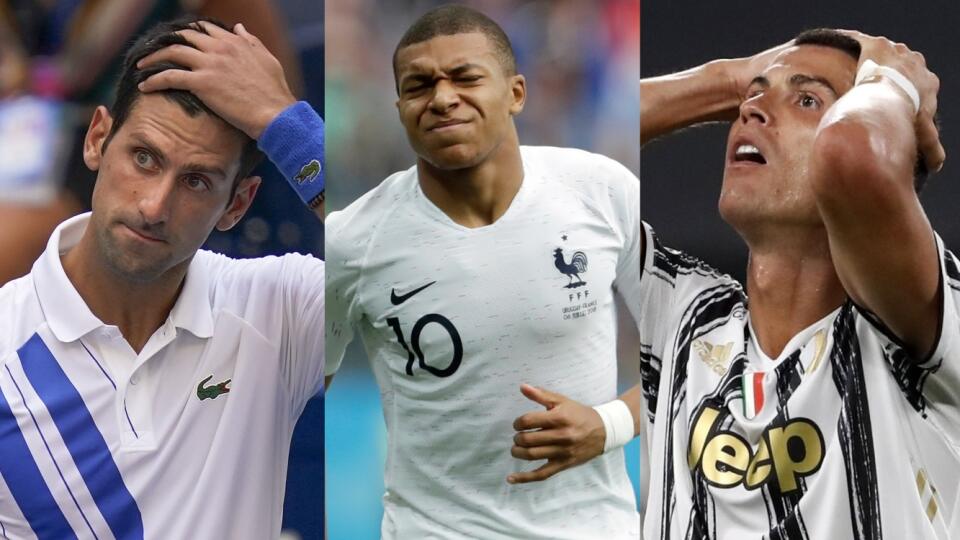 Novak Djokovič, Kylian Mbappé i Cristiano Ronaldo už vedia, aké je to bojovať s koronavírusom.