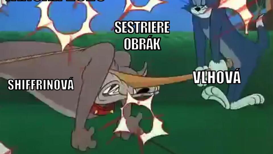 Paródia na január Vlhovej so Shiffrinovou.