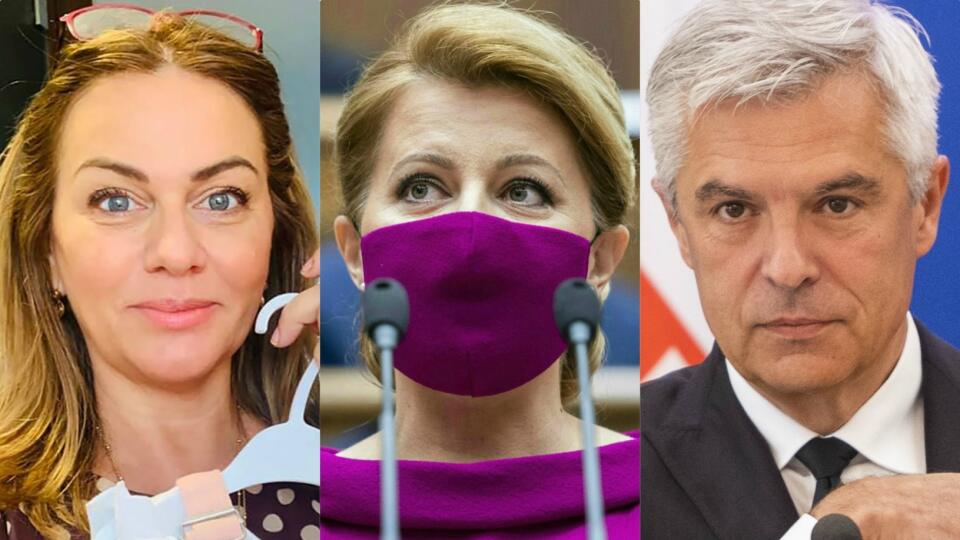 Monika Beňová, Ivan Korčok, Zuzana Čaputová