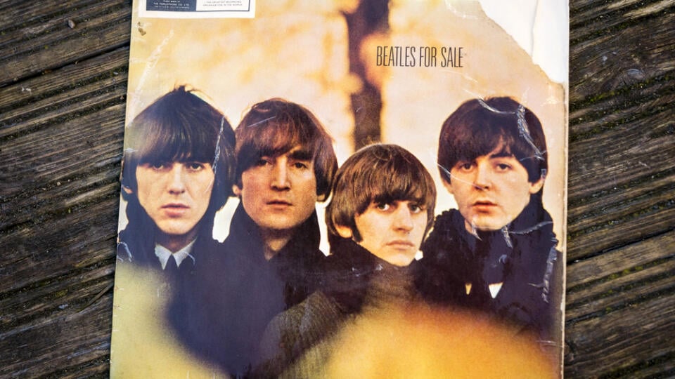 London,,England,-,January,21,,2017:,Beatles,For,Sale,Ep