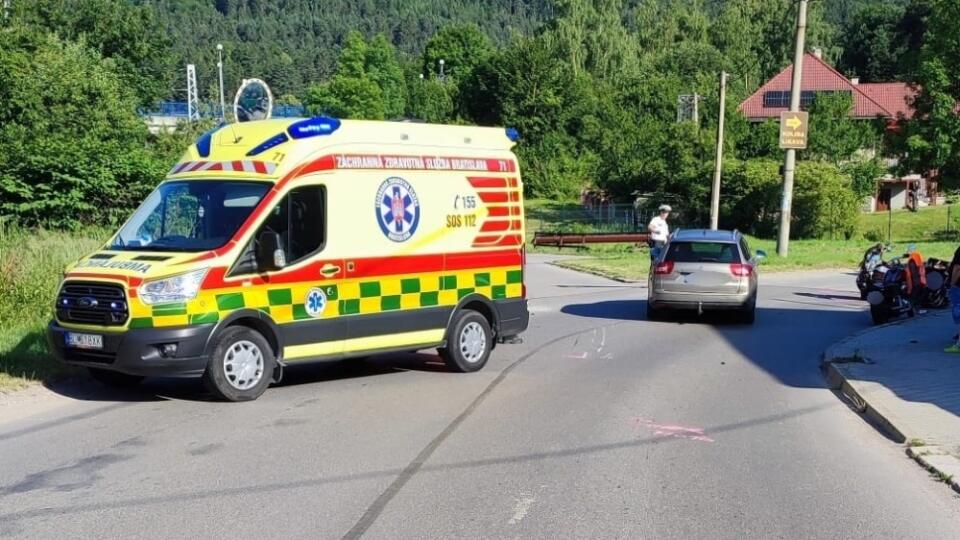 RUŽOMBEROK: TRAGICKÁ NEHODA MOTORKÁRA