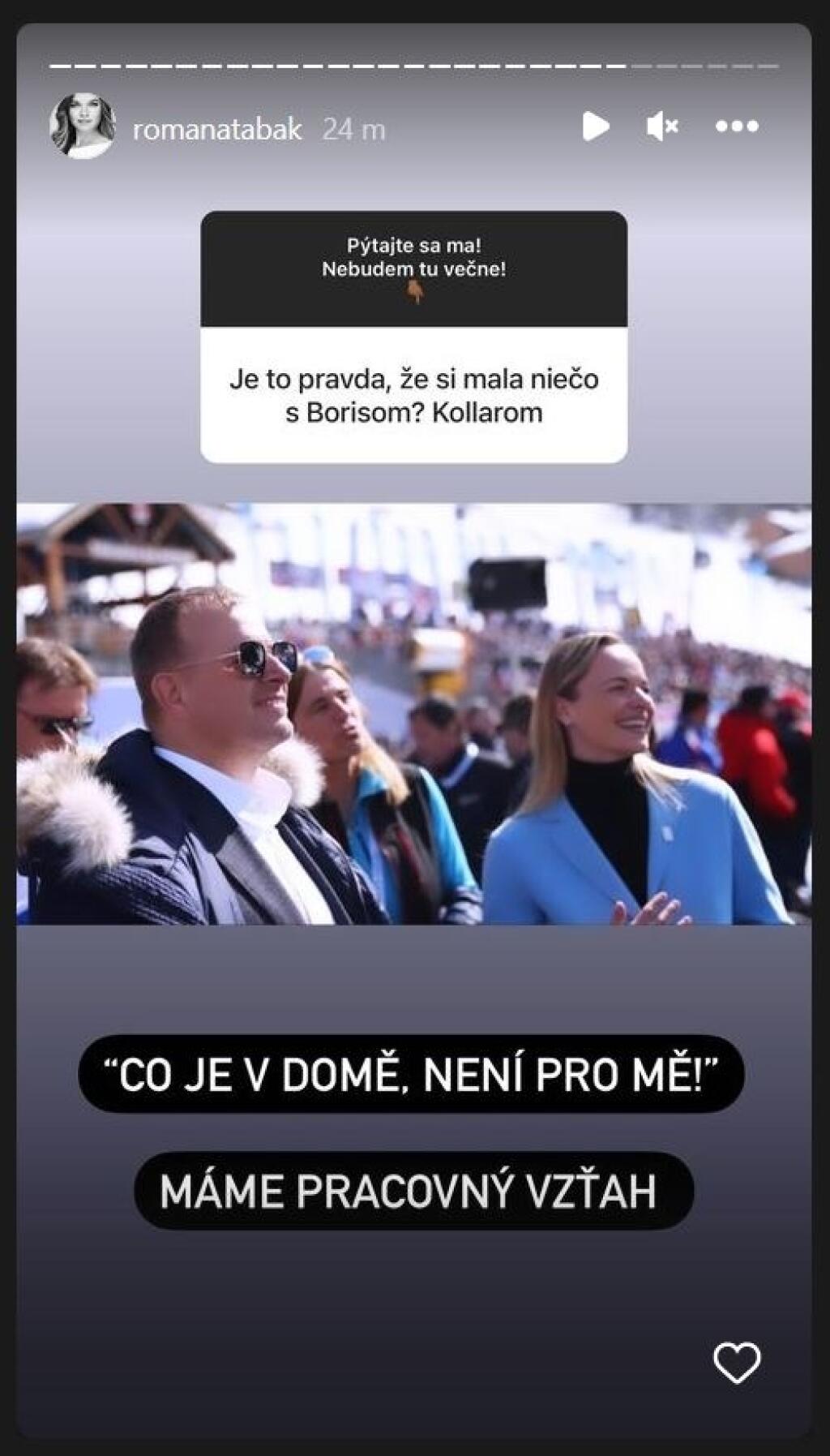 Jej nahá fotografia vás šokuje:
Takto odpovedala na otázku, či má niečo s Borisom Kollárom...
