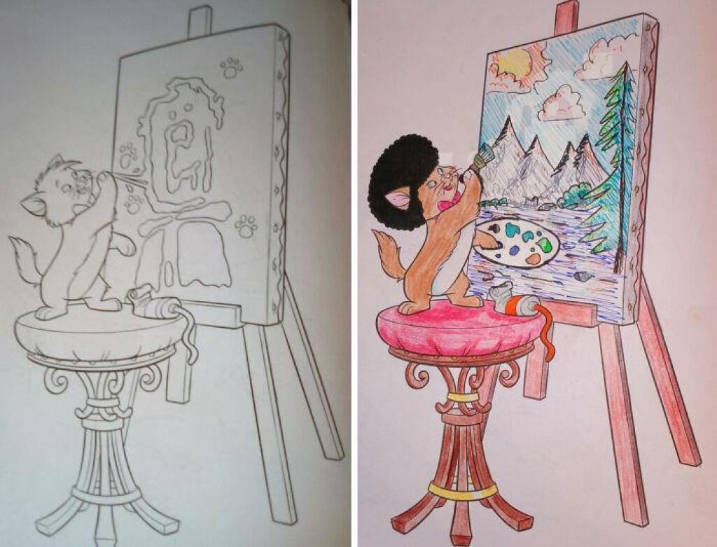Нарисовать взрослые рисунки. Детские раскраски в руках взрослых. Раскраски в руках взрослых. Испорченные детские раскраски. Детских раскрасок испорченных взрослыми.