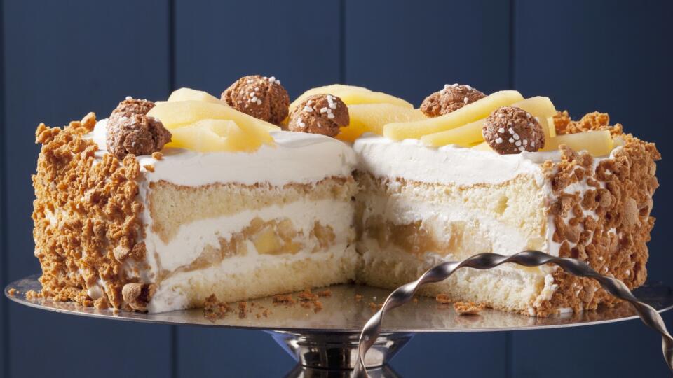 Jablková torta s mascarpone
