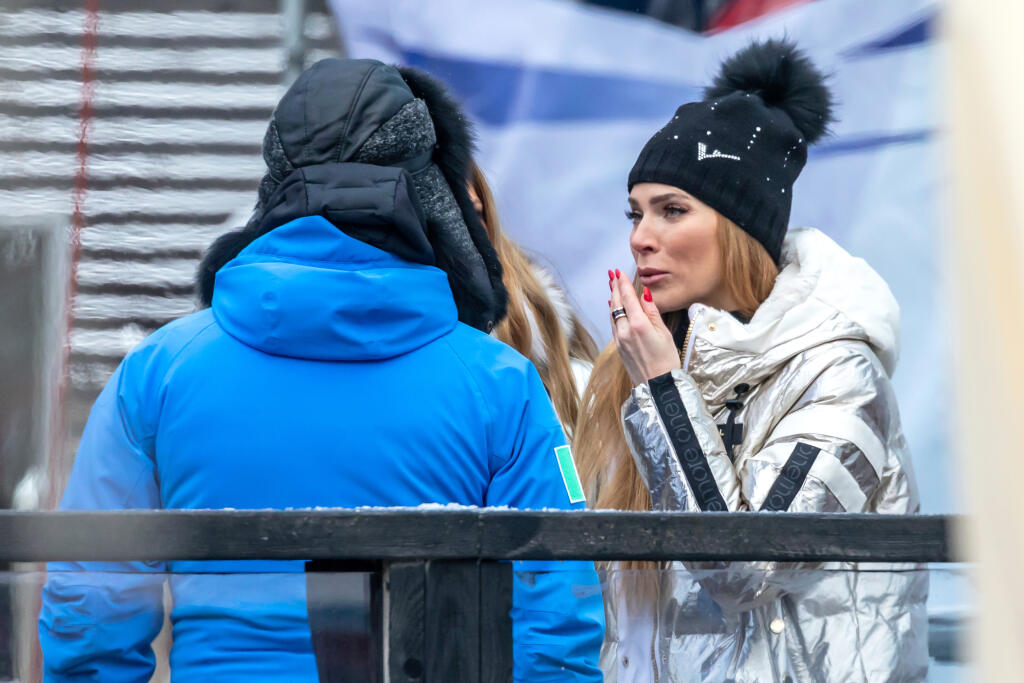 Takto dnes krásna modelka sledovala slalom žien v Špindlerovom Mlyne