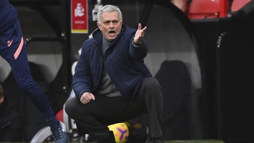 Tréner Tottenhamu Hotspur Jose Mourinho