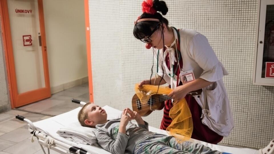 Zdroj foto: ČERVENÝ NOS Clowndoctors