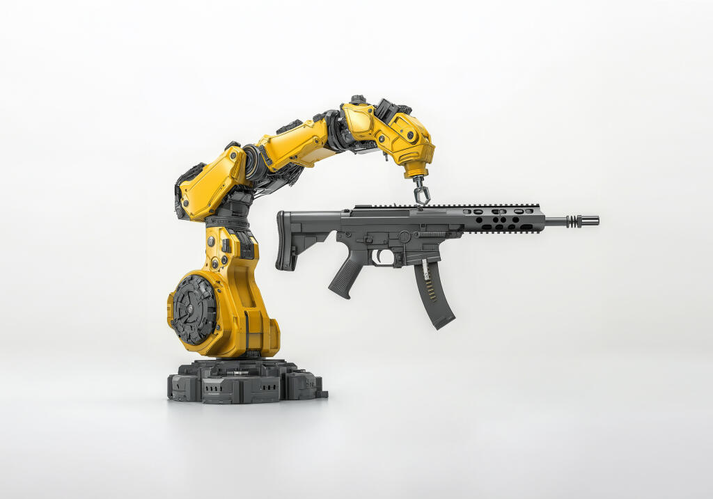 robot, zbran, zbrojenie, vyroba