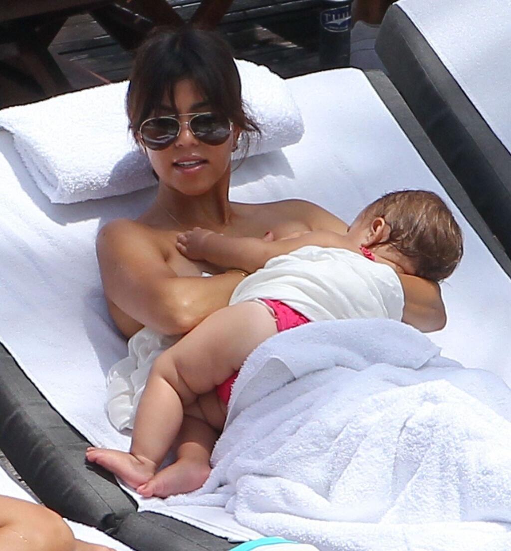 Takto v Miami dojčila Kourtney Kardashian