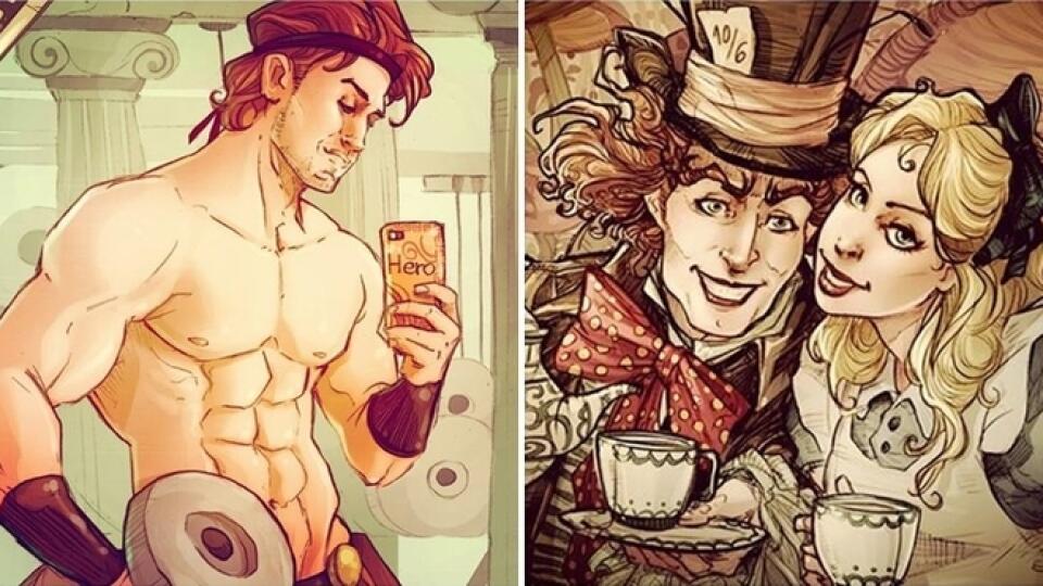 Hercules aj Alica evidentne podľahli trendu selfie.