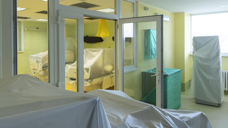 Aktuálna situácia s ochorením Covid - 19 na Slovensku. Klinika Infektológie a geografickej medicíny na bratislavských Kramároch zaznamenala výrazný pokles pacientov s ochorením Covid - 19.