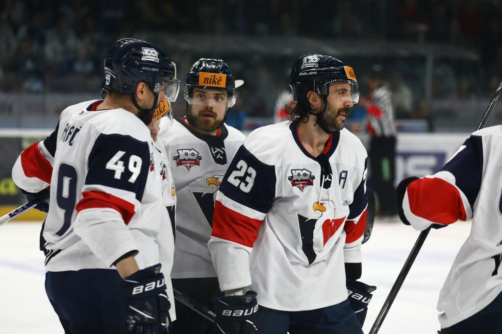 HC Slovan Bratislava na finálnom šiestom zápase Tipos extraligy