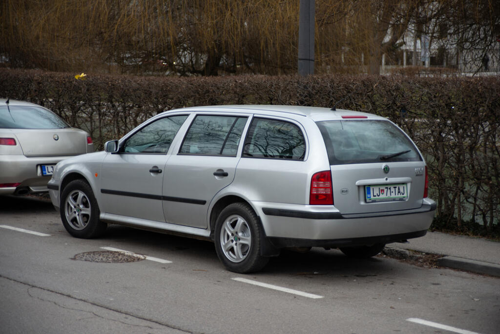 Ljubljana,,Slovenia,-,February,2,,2020:,Skoda,Octavia,Combi,First
